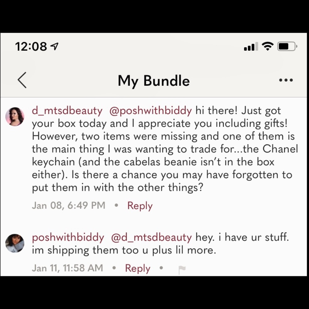 ⚠️⚠️@poshwithbiddy⚠️TRADE SCAMMER⚠️WARNING⚠️⚠️ - Picture 4 of 7